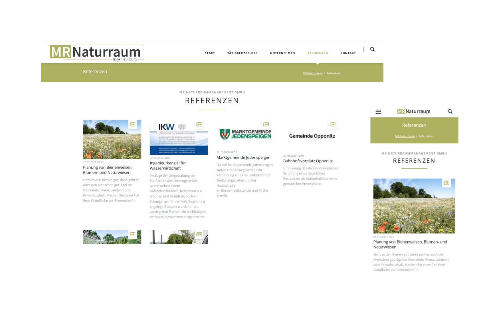 Webprojekt MR Naturraummanagement
